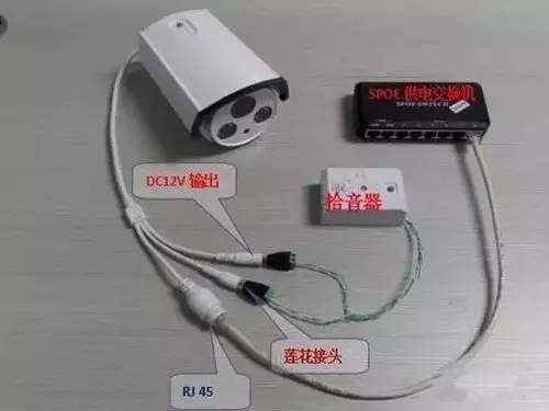 市面上常見(jiàn)拾音頭與帶音頻接口網(wǎng)絡(luò)攝像頭的接法